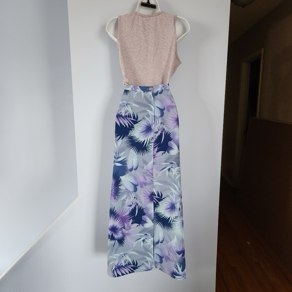 Vayola vintage floral Maxi skirt - Picture 2 of 6